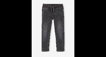 Onverwoestbare rechte relaxjeans jongens, eenvoudig aan te trekken denimgrijs