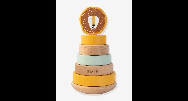 Houten stapeltoren - TRIXIE geel