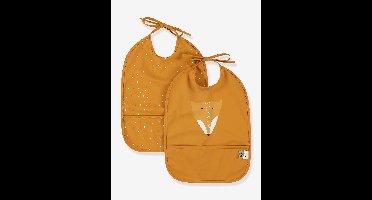 Set van 2 waterdichte slabbetjes TRIXIE sinaasappel