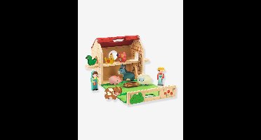 Houten boerderij Softi Farm - DJECO meerkleurig