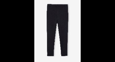Meisjeslegging met fleecevoering zwart