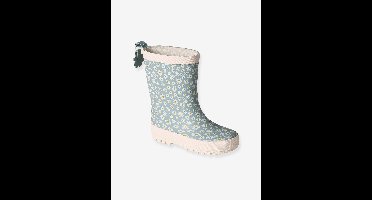 Rubberen regenlaarzen met print voor kinderen, kleutercollectie blauw, bedrukt