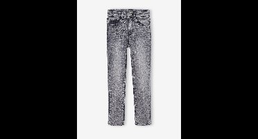 Slim meisjesjeans smal denimgrijs