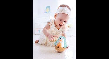 Muzikale culbuto pinguïn HAPE turquoiseblauw