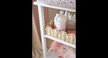 Opbergmand voor verschoontafel in papieren koord FESTON beige