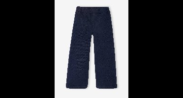 Brede meisjestregging Basics marineblauw