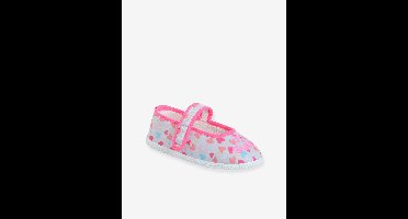 Kinderschoentjes met ballerina-stijl en klittenband rozen