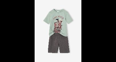 Pyjashort One Piece® met twee kleuren blauwgroen