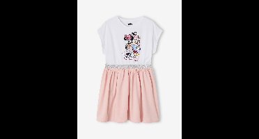 Disney® Minnie en Daisy schaatsjurk met glittergordel roze (poederkleur)