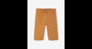 Ruime babybroek karamel