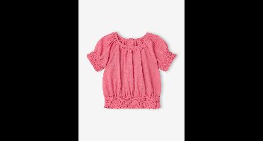 Plumetis babyblouse aardbei