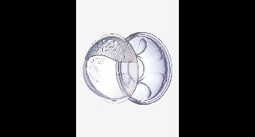 Set van 4 Philips AVENT Comfort borstvoedingskussens + cupvullingen transparant