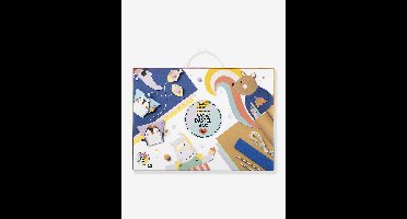 Creatieve doos voor kinderen, 144 stuks WOW HAPPINESS SAFARI FOLIA meerkleurig