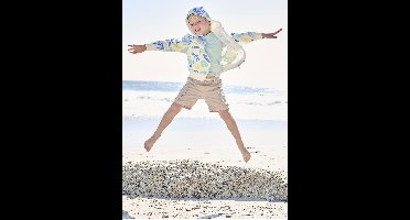 Gemakkelijk aan en uit te trekken battle short voor jongens beige