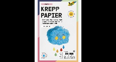 Set van 10 rollen crêpepapier FARBMIX BASIC FOLIA, 50 x 200 cm meerkleurig