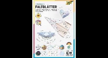 Origami papier met print, 50 vellen FOLIA DIN meerkleurig
