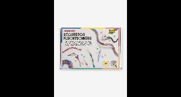 Creatieve doos SCOUBIDOU FOLIA vlechtgarens met benodigdheden / toebehoren meerkleurig