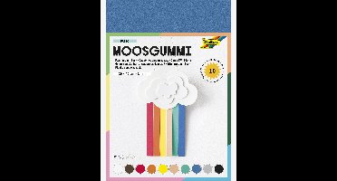 Schuim, 10 vellen 29 x 40 cm EVA BASIC FOLIA meerkleurig