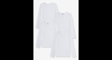 Set van 4 T-shirts wit