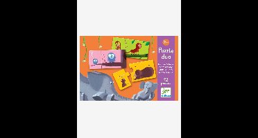 Puzzel duo Mama en Baby DJECO multi-gekleurd