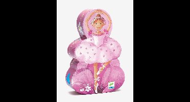 Puzzel De ballerina met bloem 36 stuks DJECO multi-gekleurd