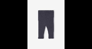 Gevoerde baby legging in fleece mesh nachtblauw
