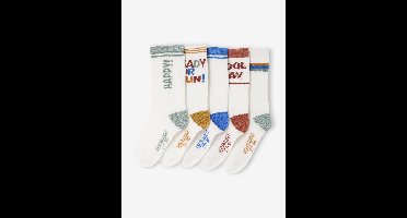 Set van 5 paar sokken > jongen ecru