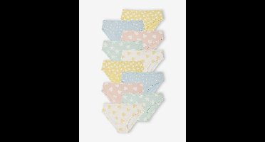 Set van 10 slipjes voor meisjes met fantasie rozen