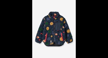 Nolan fleece jas marineblauw
