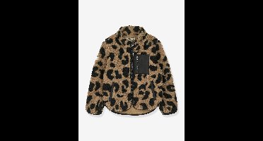 Nolan fleece jas bruin