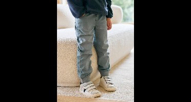 Jongensjoggingbroek, eenvoudig aan te trekken grijsblauw