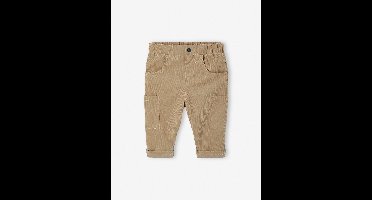Babybroek met battle fit in fluweel/velours met voering kaki