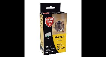 Protect Home Muizengif Tegen Muizen - Werkt binnen 24 uur - Goed voor 50 muizen - Bestrijding zonder leed