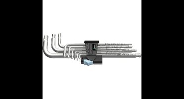 Wera Inbussleutelset 3950/9 Hex-Plus Stainless 1 schroevendraaier