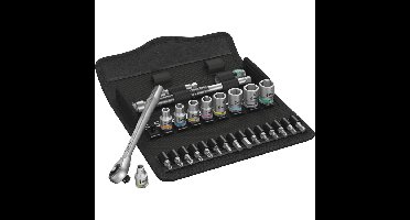 Wera 8100 SA 7 Zyklop Metal-ratelset doorsteekvierkant 1/4" gereedschapsset