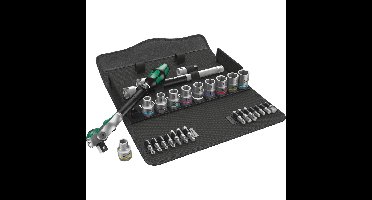 Wera 8100 SC 6 Zyklop Speed-ratelset, 1/2"-aandrijving gereedschapsset