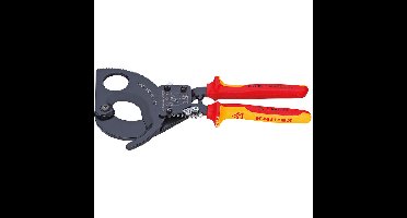 KNIPEX Kabelschaar met ratelprincipe 9536280 kniptang