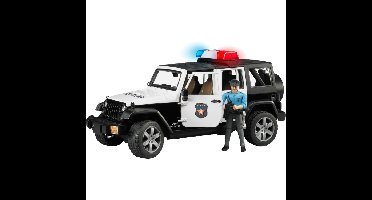 bruder Jeep Wrangler Unlimited Rubicon politieauto met politieagent modelvoertuig