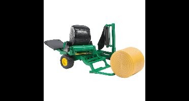 bruder Balenwikkelaar met ronde balen modelvoertuig