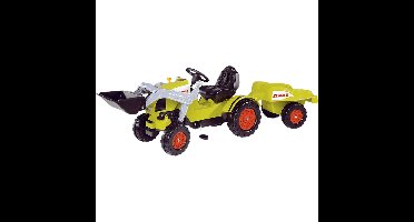 BIG CLAAS CELTIS Tractor met laadschep en trailer kindervoertuig