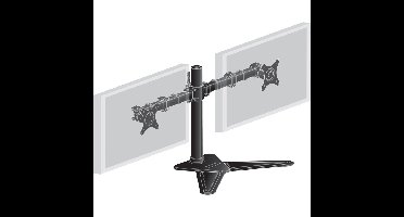 iiyama Dubbele bureausteun standaard DS1002D-B1 voet