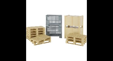 bruder bworld Logistiek accessoire set decors