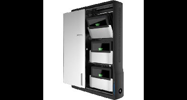 Ergotron Zip12 Charging Wall Mount Storage Cabinet oplaadstation