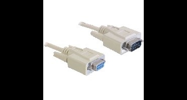 DeLOCK Serial RS-232 extension 9 pin male > 9 pin female, 5m kabel