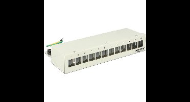 DeLOCK Keystone Desktop Patch Panel 12 Port patchpaneel