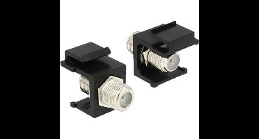 DeLOCK Keystone module F female > F female adapter