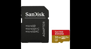 SanDisk Extreme microSDHC 32 GB geheugenkaart