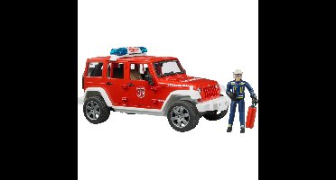 bruder Jeep Wrangler Unlimited Rubicon brandweerauto modelvoertuig
