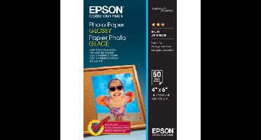 Epson Photo Paper Glossy - 10x15cm - 50 Vellen fotopapier