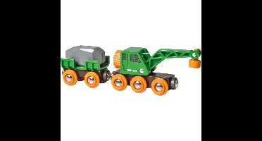 BRIO World - Kraanwagon speelgoedvoertuig